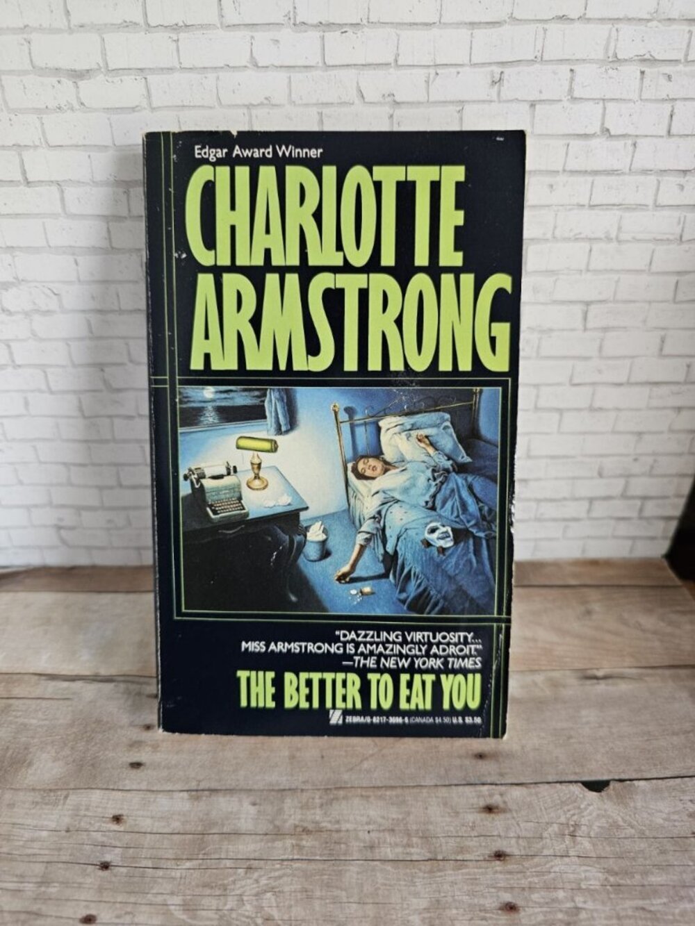 Vintage 1992 The Better to Eat You Charlotte Armstrong Zebra Mystery PB